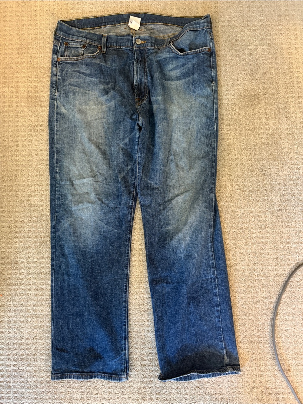 Lucky Brand Men's Bootcut Jeans in Medium Blue Wash
